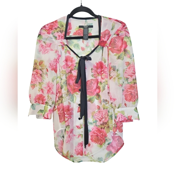 Smythe Tops - Smythe Les blouses Floral 3/4 sleeves button down shirt